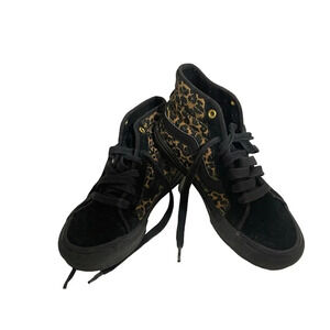 Vans Sk8 Hi Decon Cher Strauberry Cheetah Sneakers  Mens 5.5 Womens 7.5